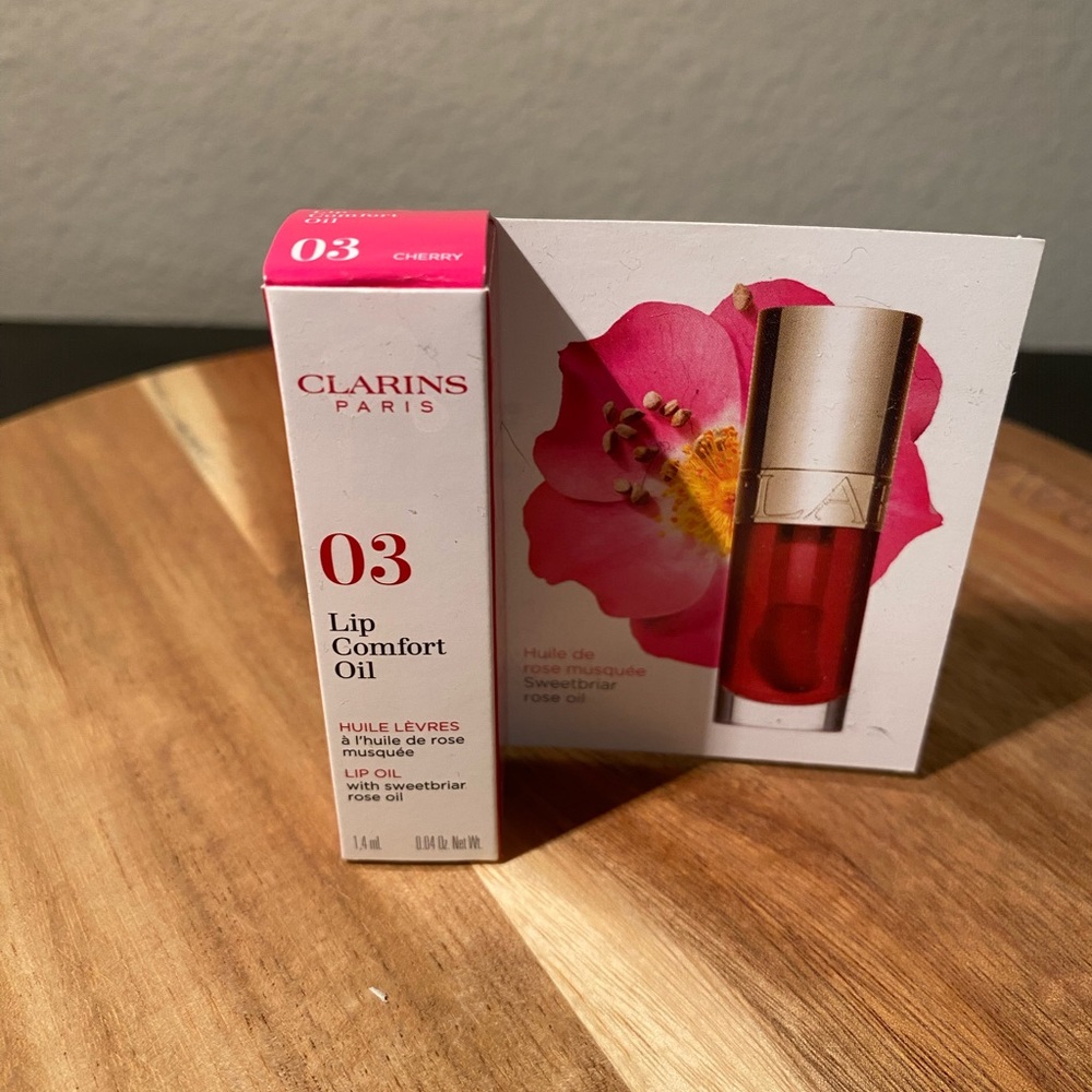 Clarins Lip Comfort Oil in 03 Cherry